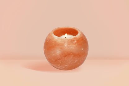 Himalayan Salt Candle Holders – Heart, Ball & Natural Shapes