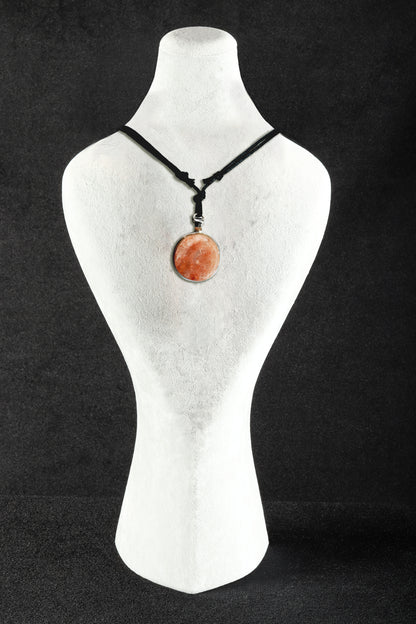 Salt Pendant - Cotton Rope Necklace