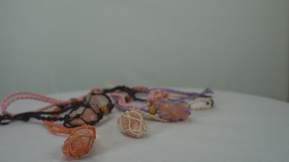 Salt Crystal Pendants Boho Chick with 25-30 inch adjustable Necklace